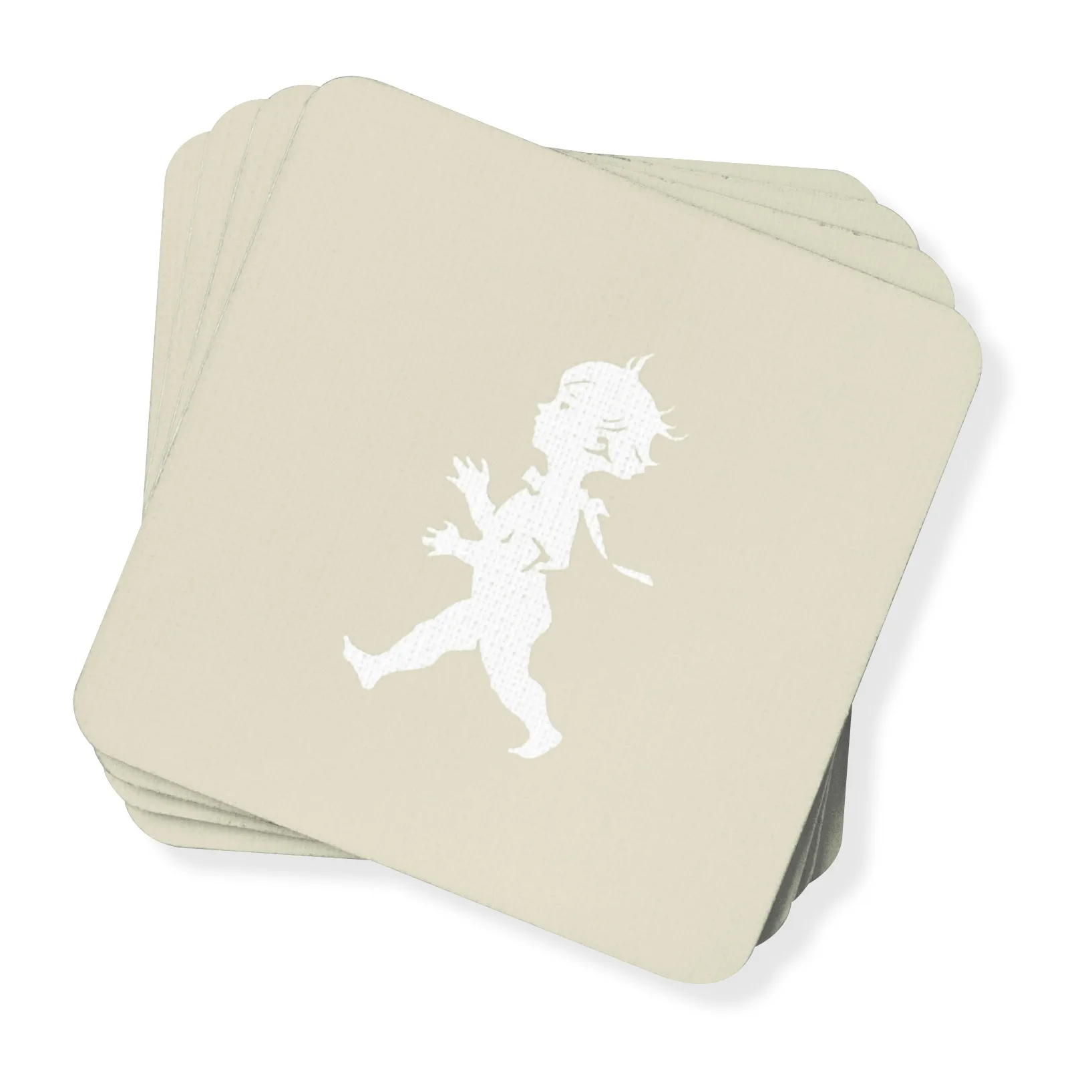 Set de 4 posavasos Solstickan 10x10 cm, Sand Solstickan Design