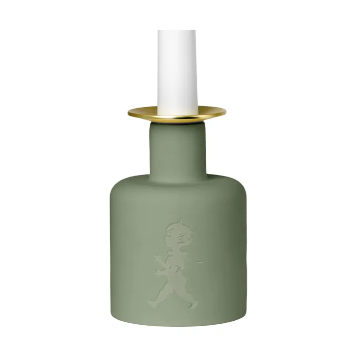 Solstickan candelero de cerámica - Verde - Solstickan Design