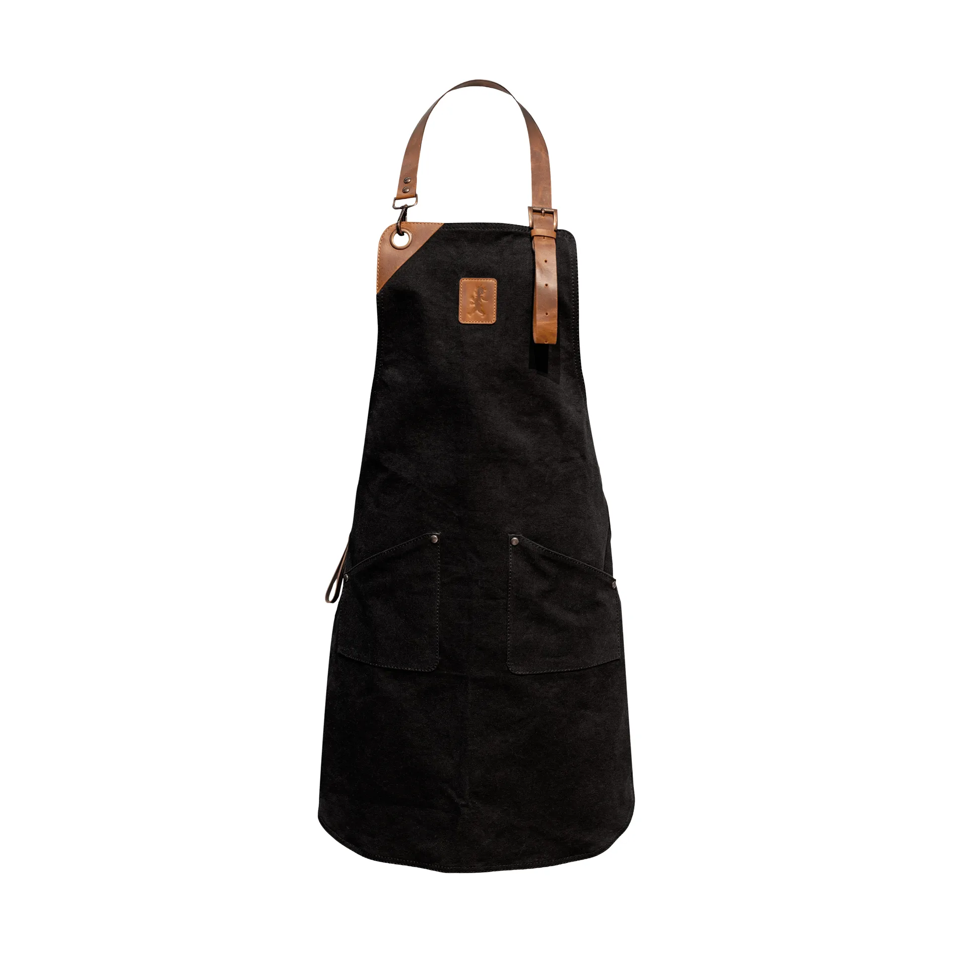 Solstickan delantal de lona, Negro Solstickan Design