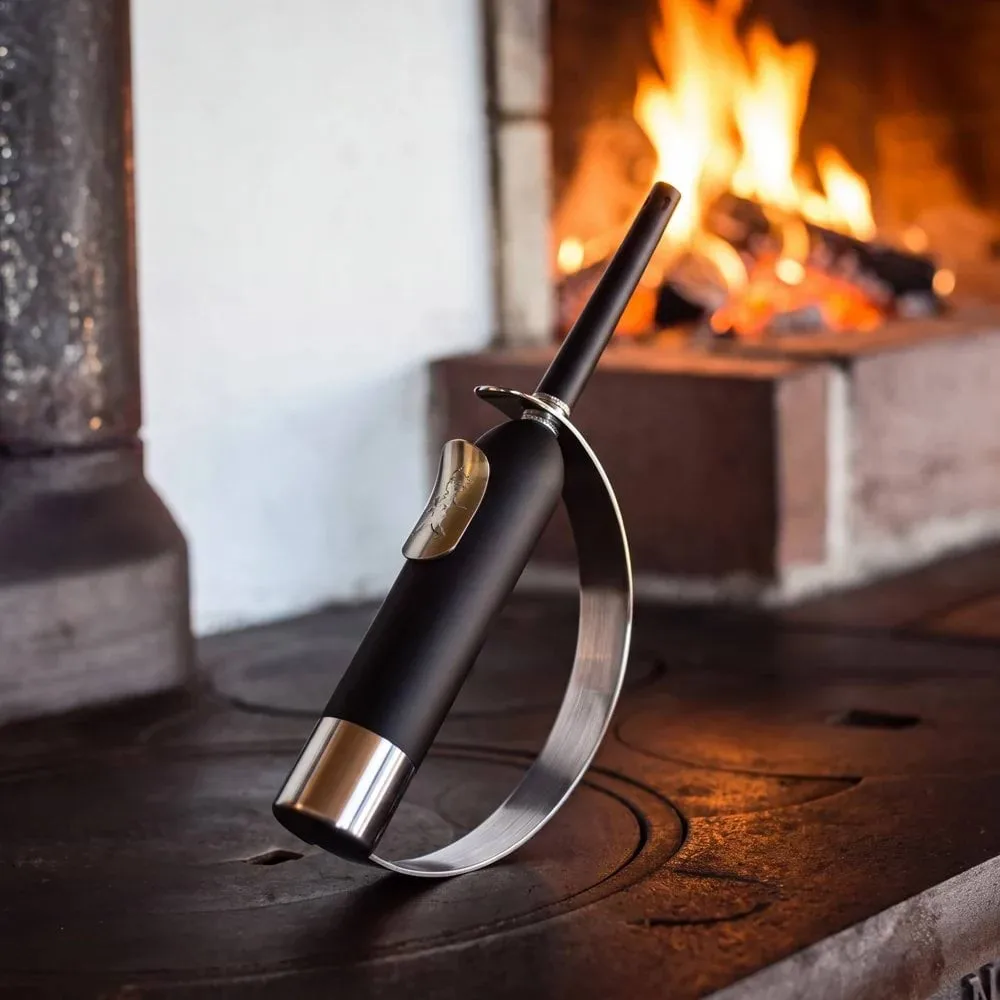 Solstickan encendedor de llama, Negro-plata Solstickan Design