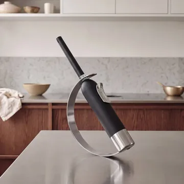 Solstickan encendedor de llama - Negro-plata - Solstickan Design