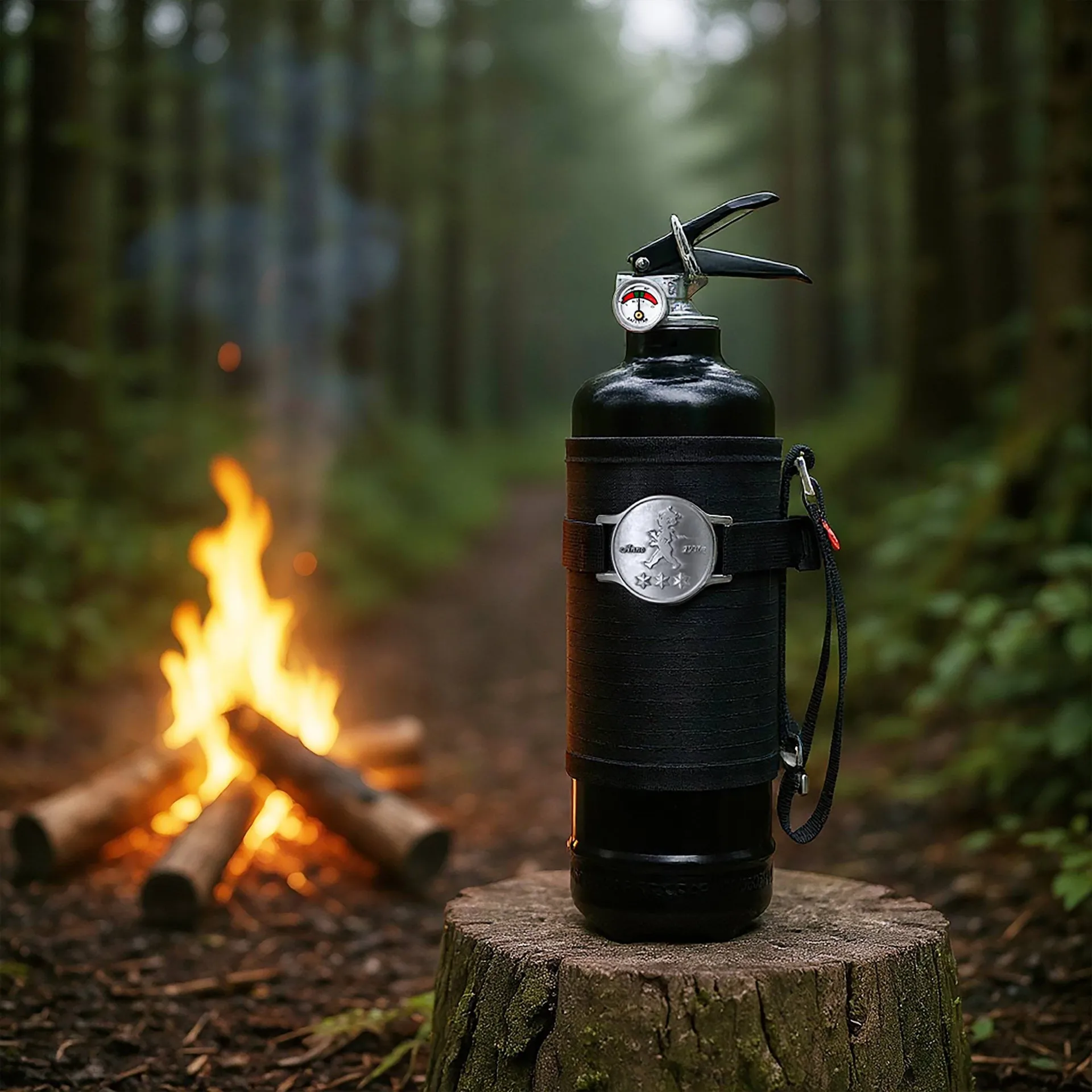Solstickan extintor de incendios de 6 kg, edición Outdoor, Negro Solstickan Design