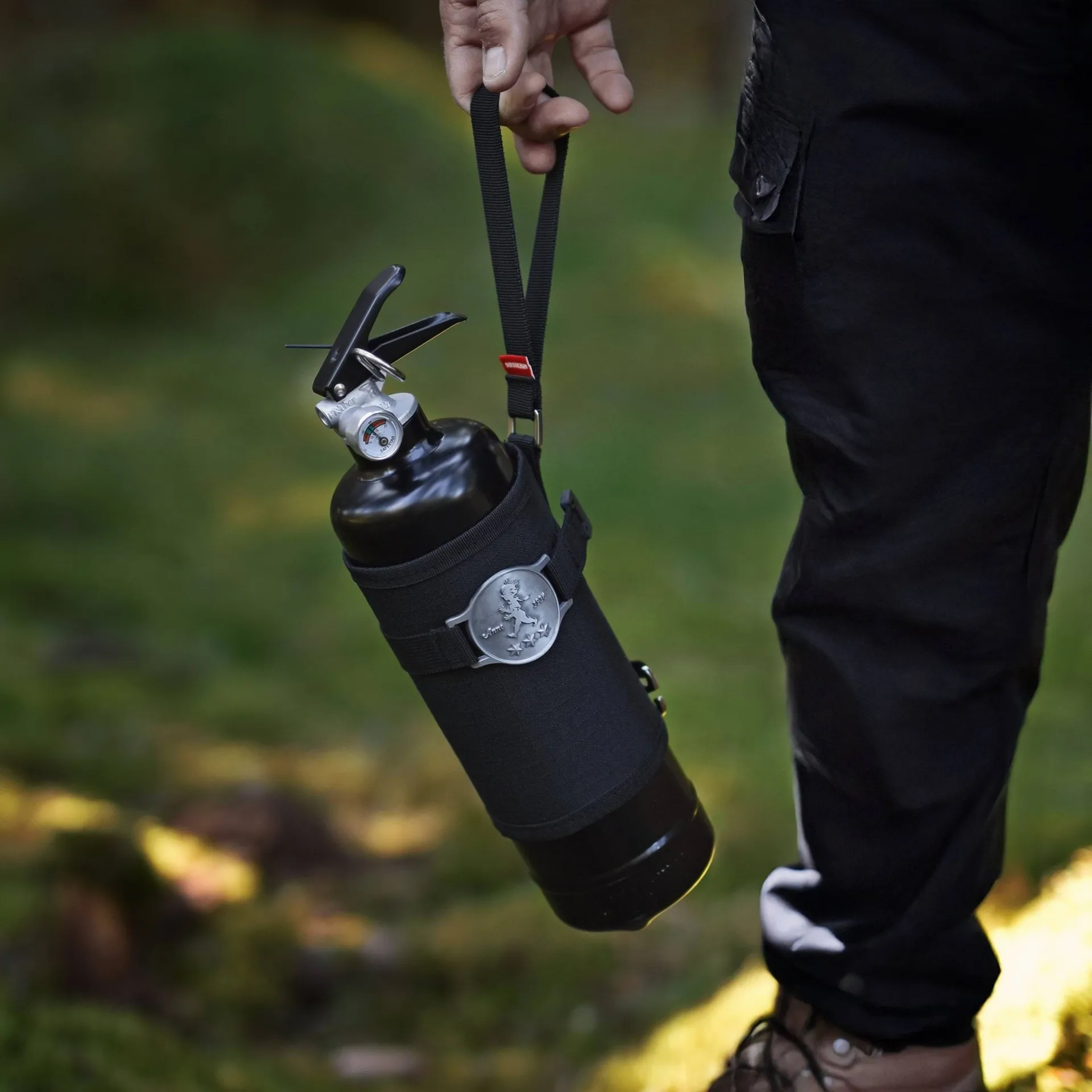 Solstickan extintor de incendios de 6 kg, edición Outdoor, Negro Solstickan Design