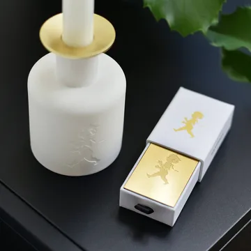 Solstickan funda para cerillas - Latón, pequeño 3,5x5,6x1,8 cm - Solstickan Design