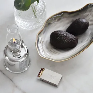 Solstickan funda para cerillas - Plata, pequeño 3,5x5,6x1,8 cm - Solstickan Design