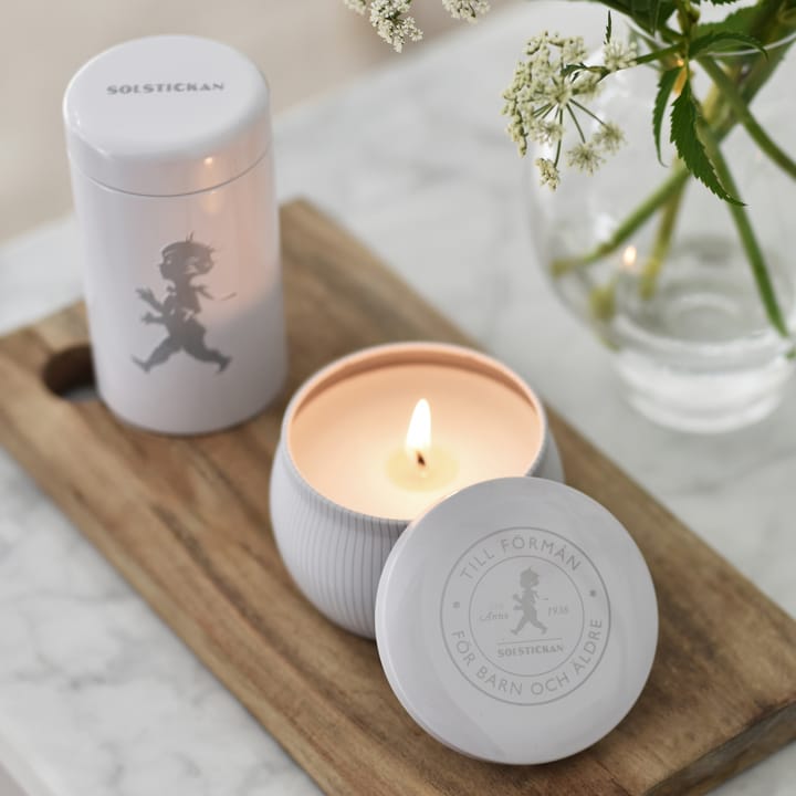 Vela aromática Solstickan 25 h, Blanco-eucalipto Solstickan Design