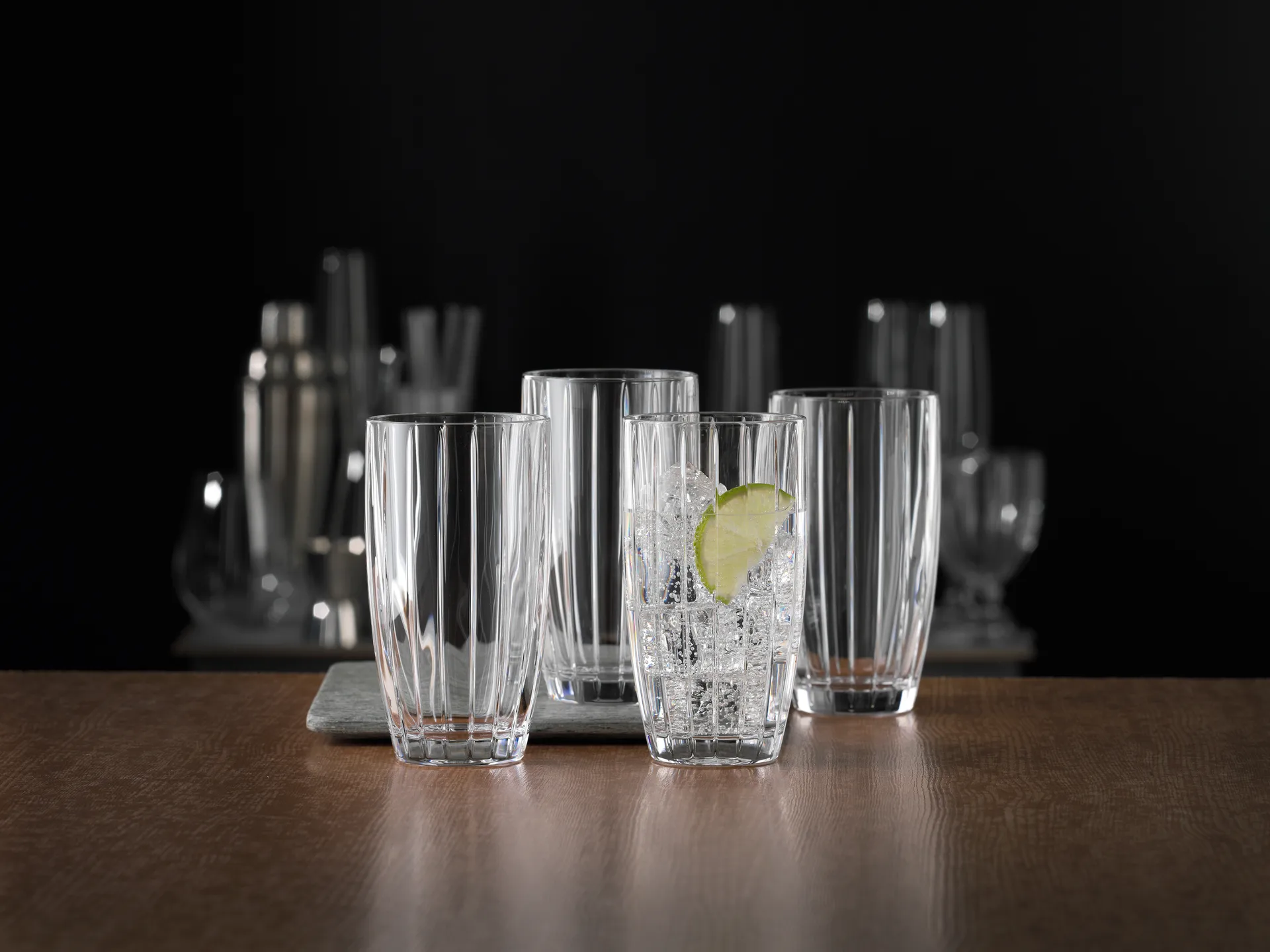 4 Vasos alargados Milano 41,2 cl, transparente Spiegelau