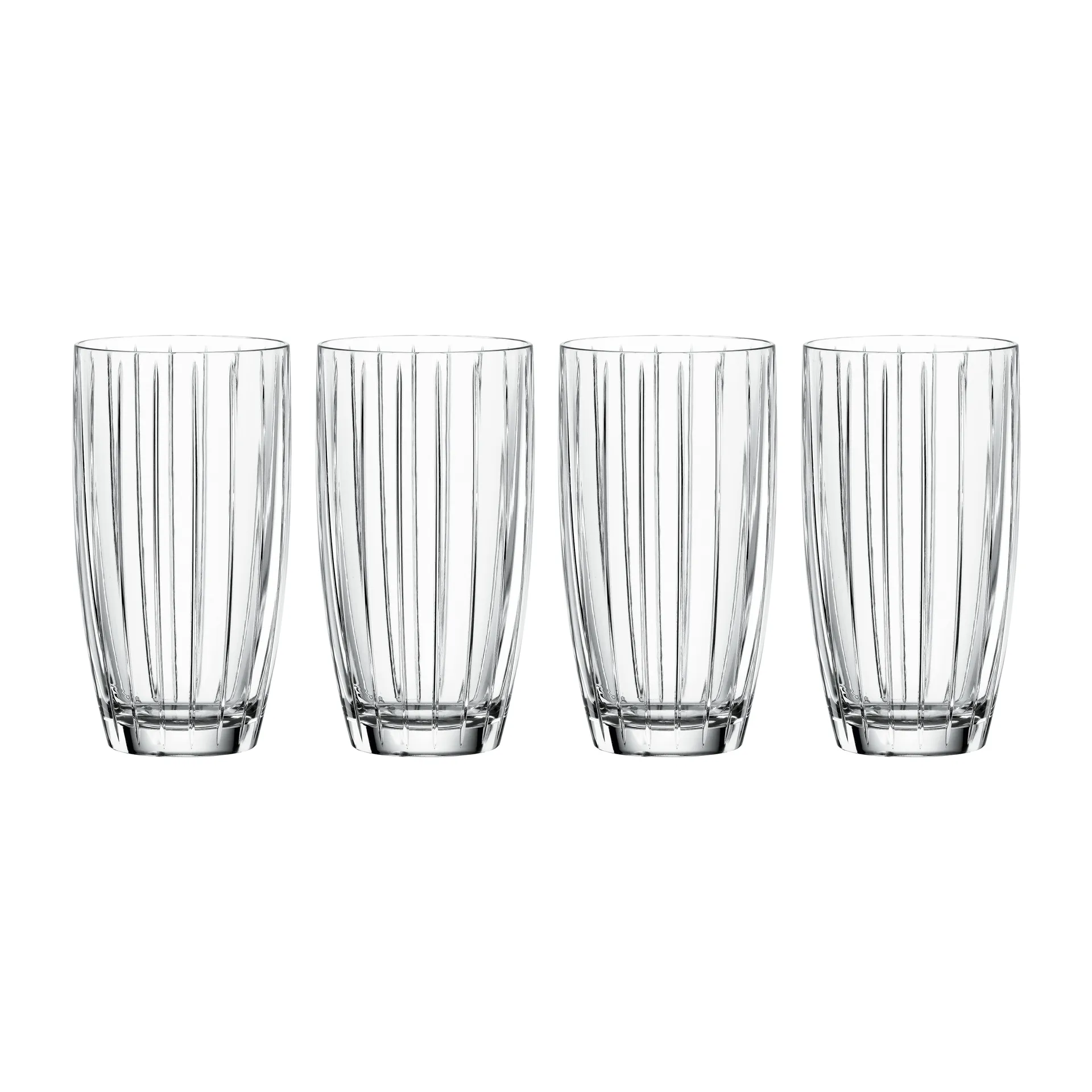 4 Vasos alargados Milano 41,2 cl, transparente Spiegelau