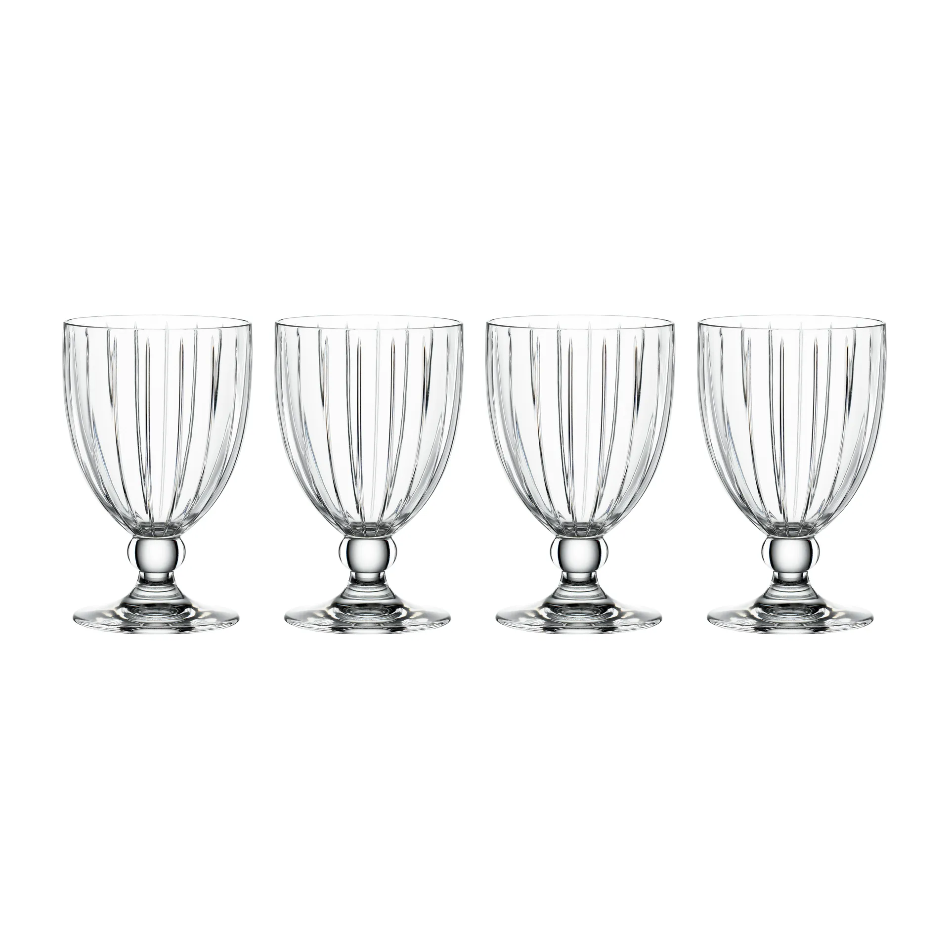 4 Vasos con pie Milano 30,5 cl, transparente Spiegelau