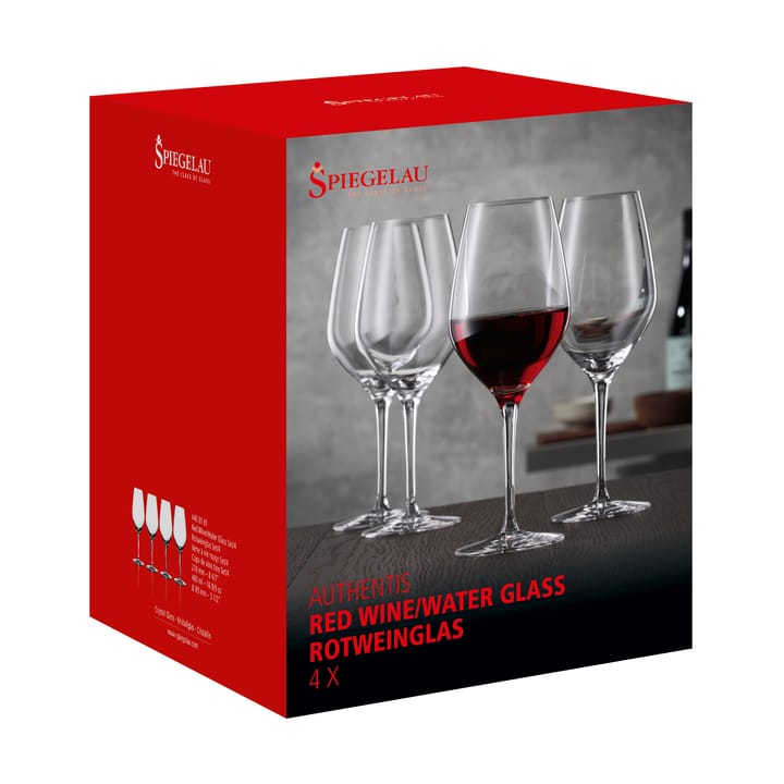 Copa de vino rojo Authentis 48 cl, 4 unidades, claro Spiegelau