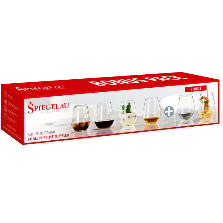 Copa para cualquier ocasión Authentis Casual pack de 6 unidades, claro Spiegelau