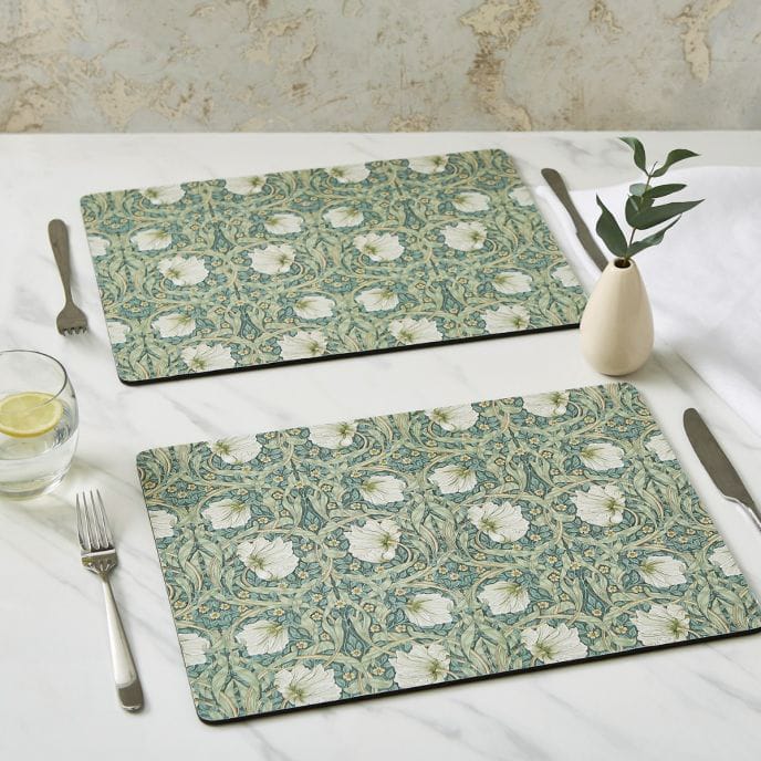 Individual Solstickan 30x40 cm, 4 unidades, Verde Spode