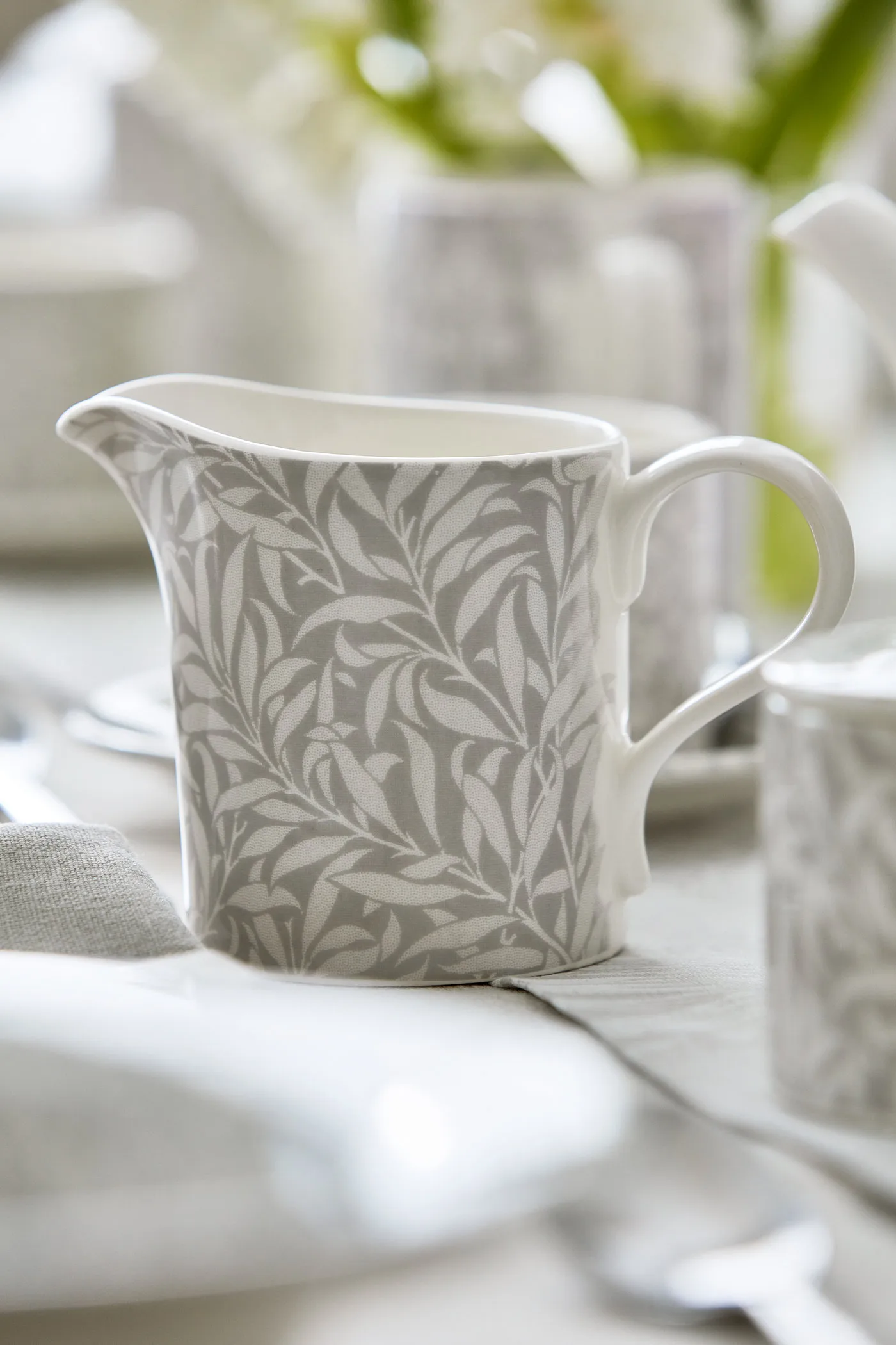 Jarra de leche Willow Bough 28 cl, Grey Spode