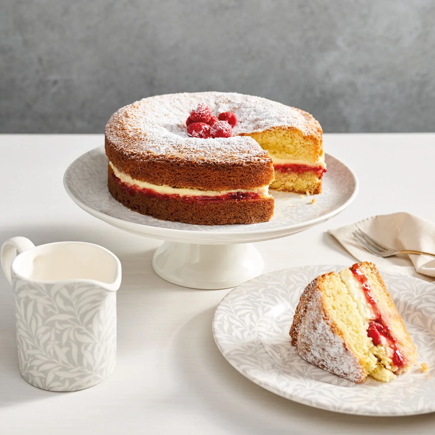 Jarra de leche Willow Bough 28 cl, Grey Spode