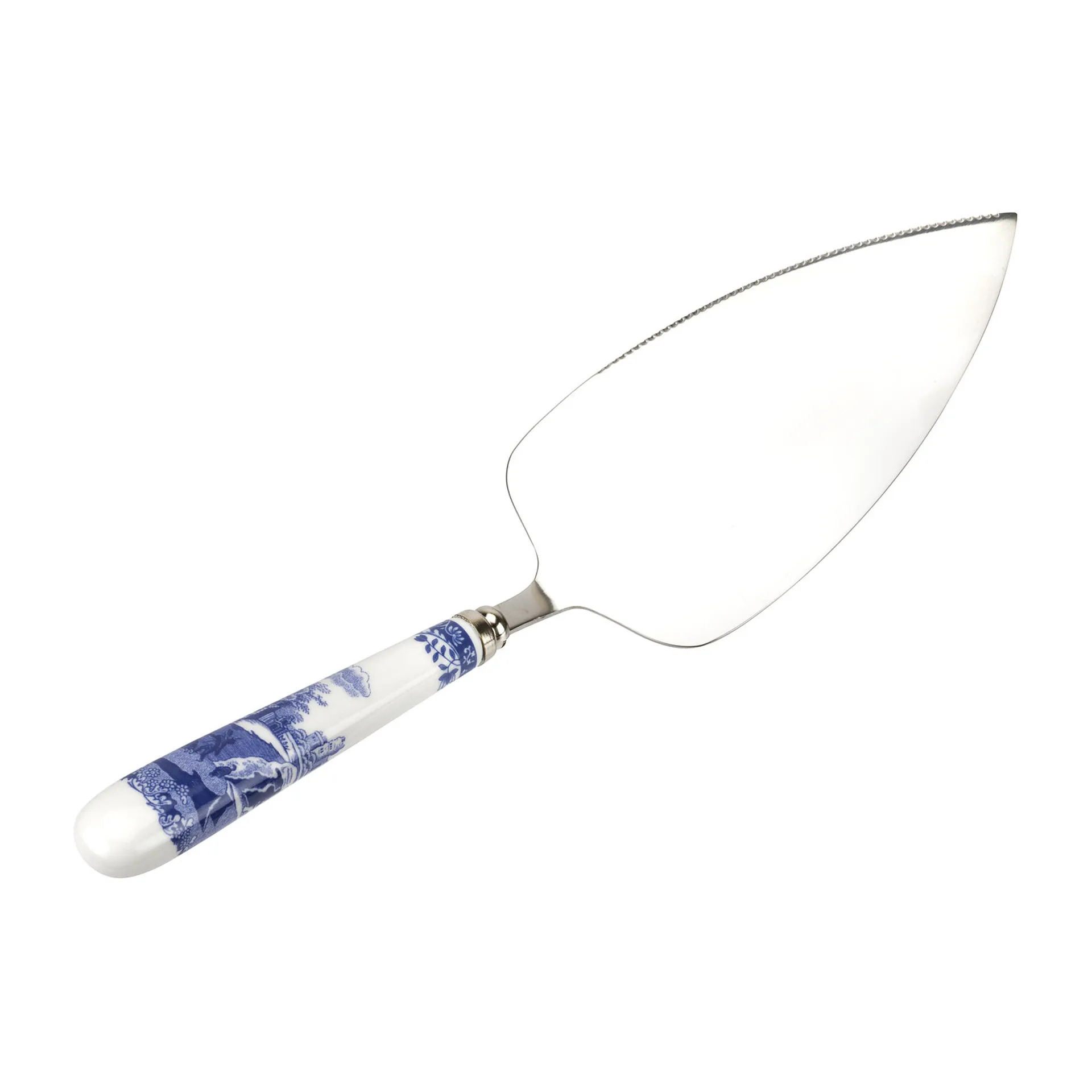 Pala para tarta Blue Italian 25 cm, Cerámica-acero inoxidable Spode