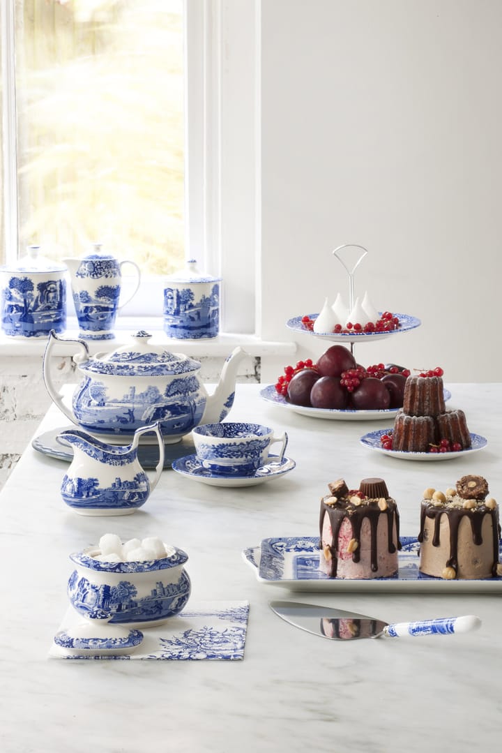 Pala para tarta Blue Italian 25 cm, Cerámica-acero inoxidable Spode