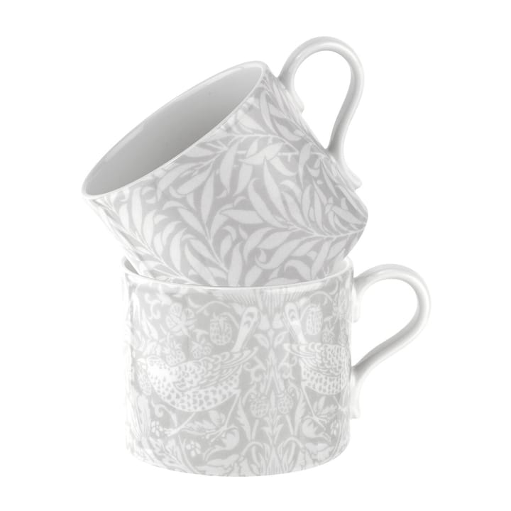 Set de 2 tazas Strawberry Thief & Willow Bough 34 cl - Grey - Spode