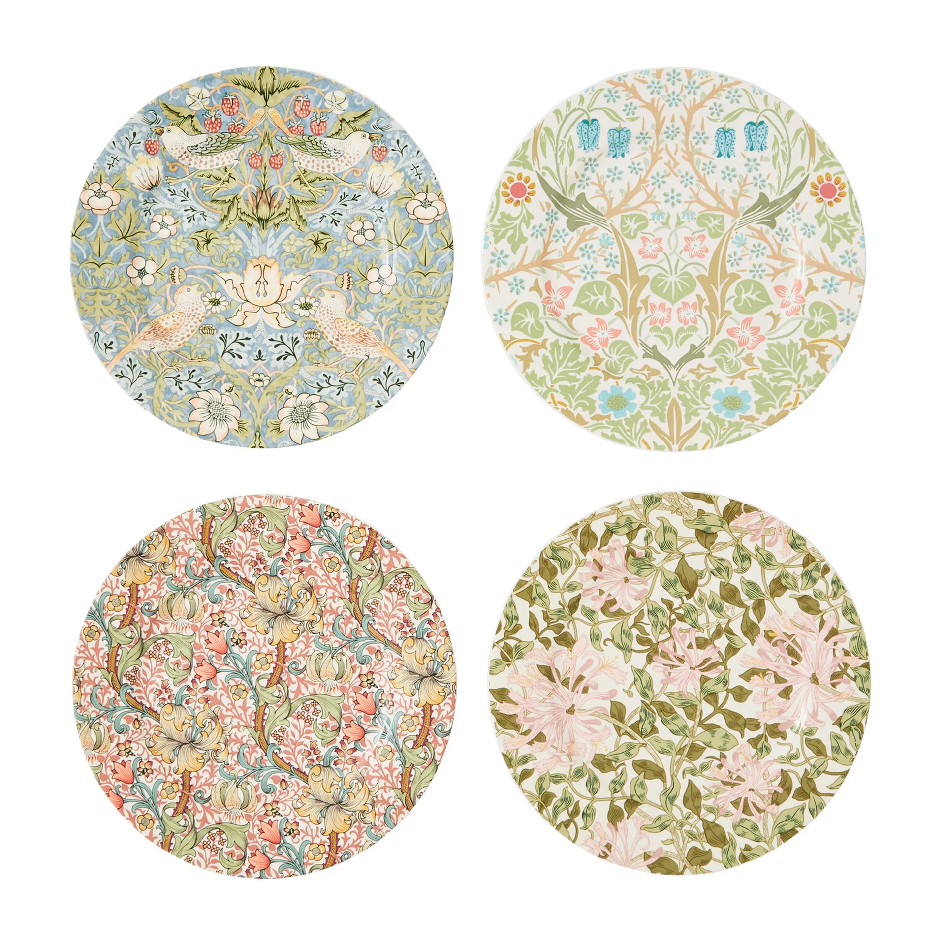 Set de 4 platos Morris & Co. Ø20 cm, Multi Spode