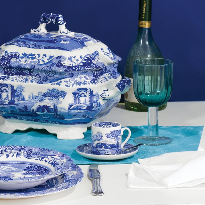 Taza de café y platillo Blue Italian, 9 cl Spode