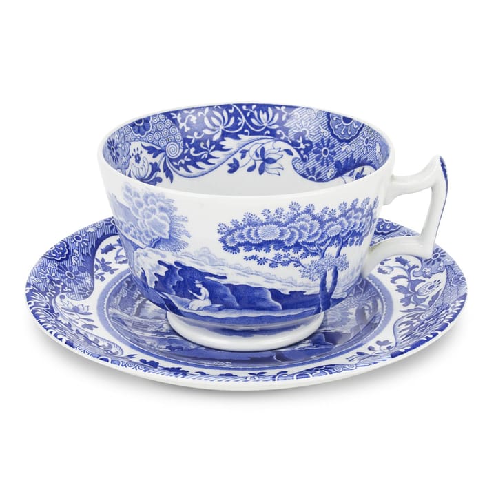 Taza de desayuno y platillo Blue Italian - 28 cl - Spode