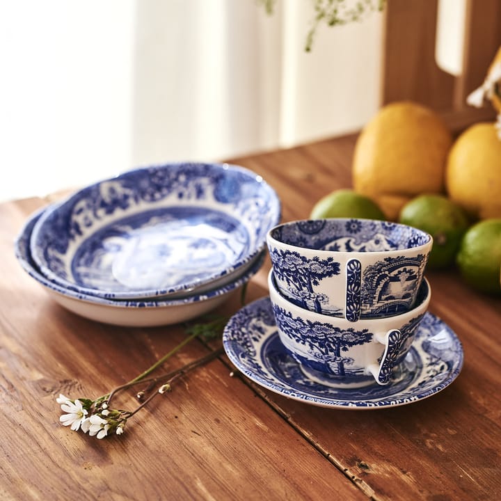Taza de desayuno y platillo Blue Italian, 28 cl Spode