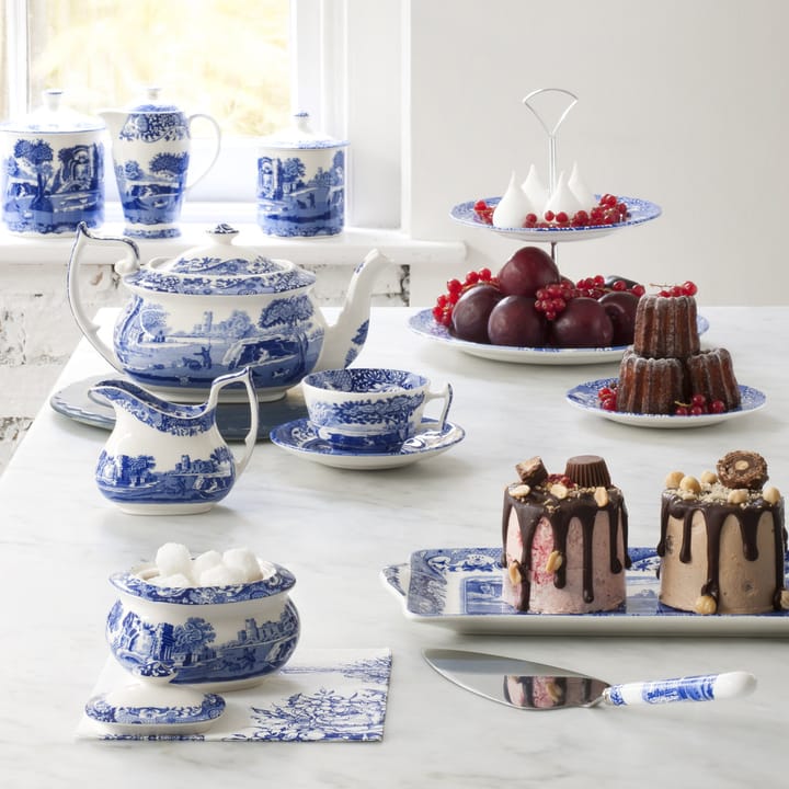 Taza de té y platillo Blue Italian, 20 cl Spode