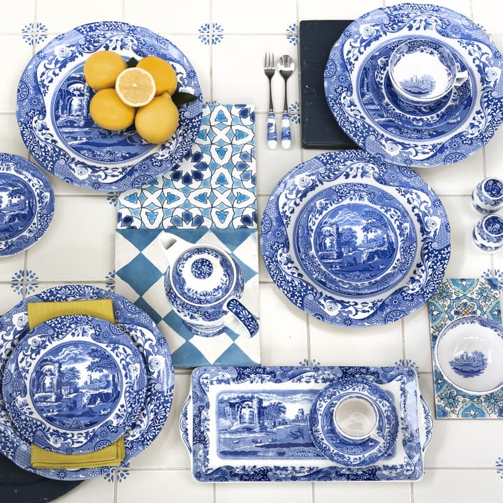 Taza de té y platillo Blue Italian, 20 cl Spode