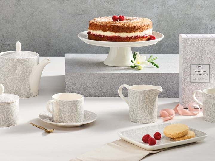 Taza de té y platillo Strawberry Thief 28 cl - Grey - Spode