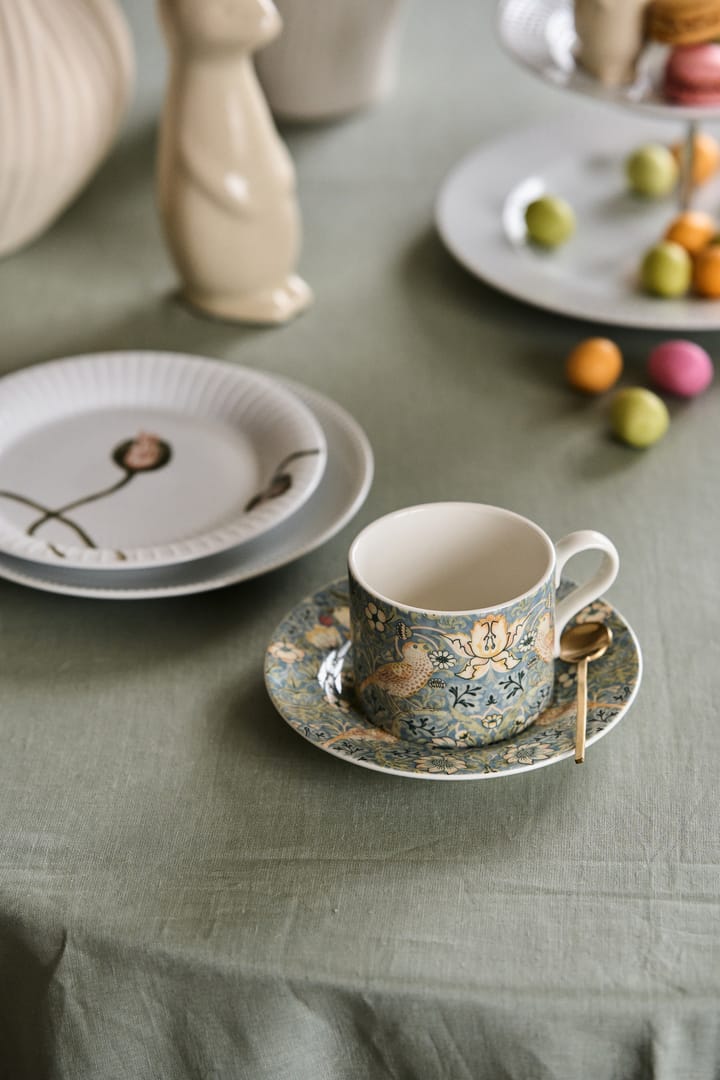 Taza de té y platillo Strawberry Thief 28 cl, Multi Spode
