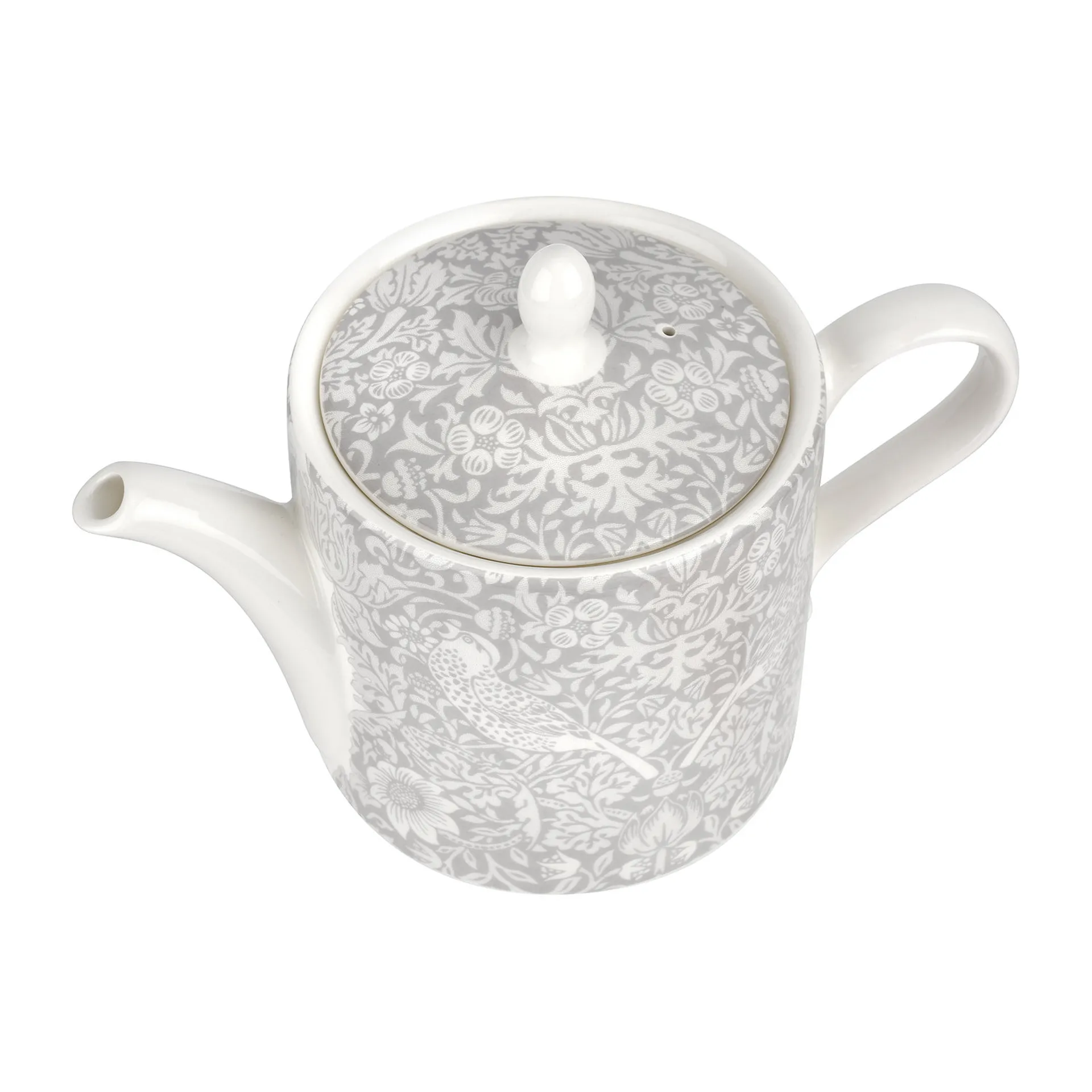 Tetera Strawberry Thief 1,1 L, Grey Spode