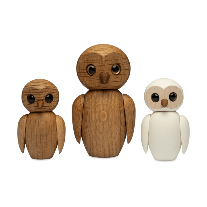 Decoración búho Wise 7 cm, Blanco Spring Copenhagen