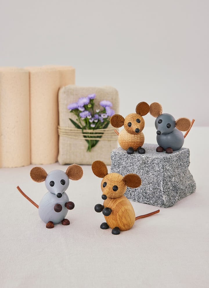 Decoración El house mouse 4,5 cm, Gris Spring Copenhagen