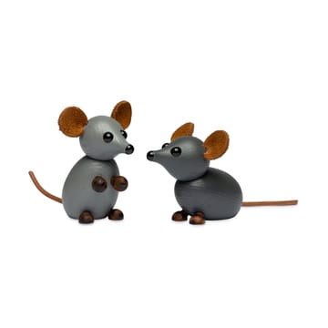 Decoración El house mouse 4,5 cm - Gris - Spring Copenhagen
