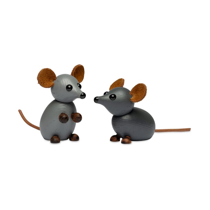 Decoración El house mouse 4,5 cm, Gris Spring Copenhagen