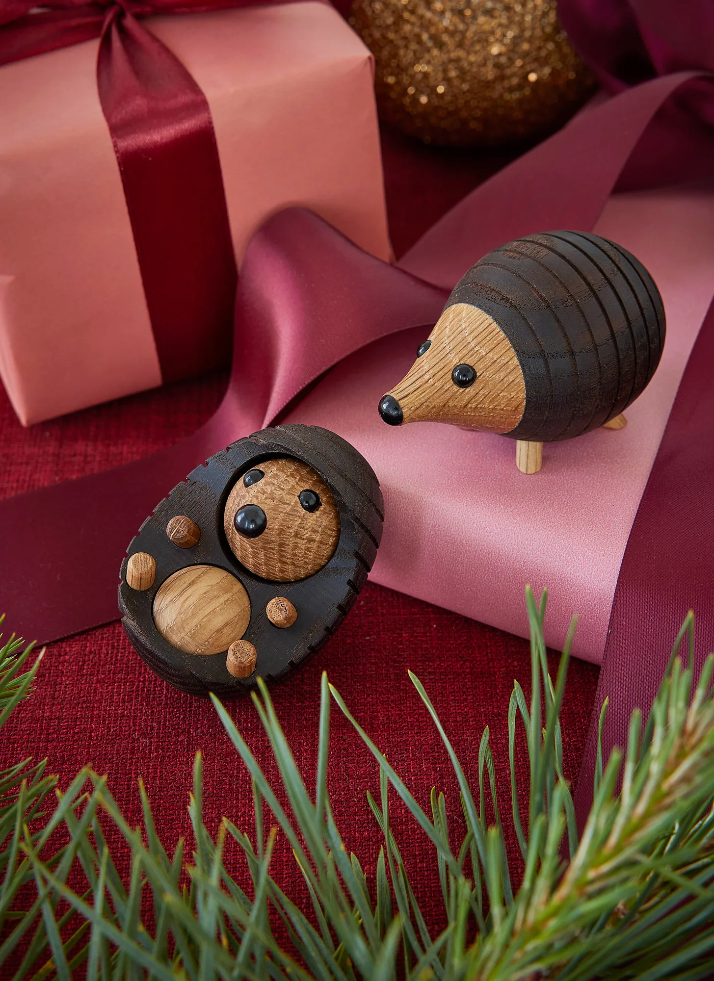 Decoración erizo Spike 4 cm, Fresno tratado térmicamente Spring Copenhagen