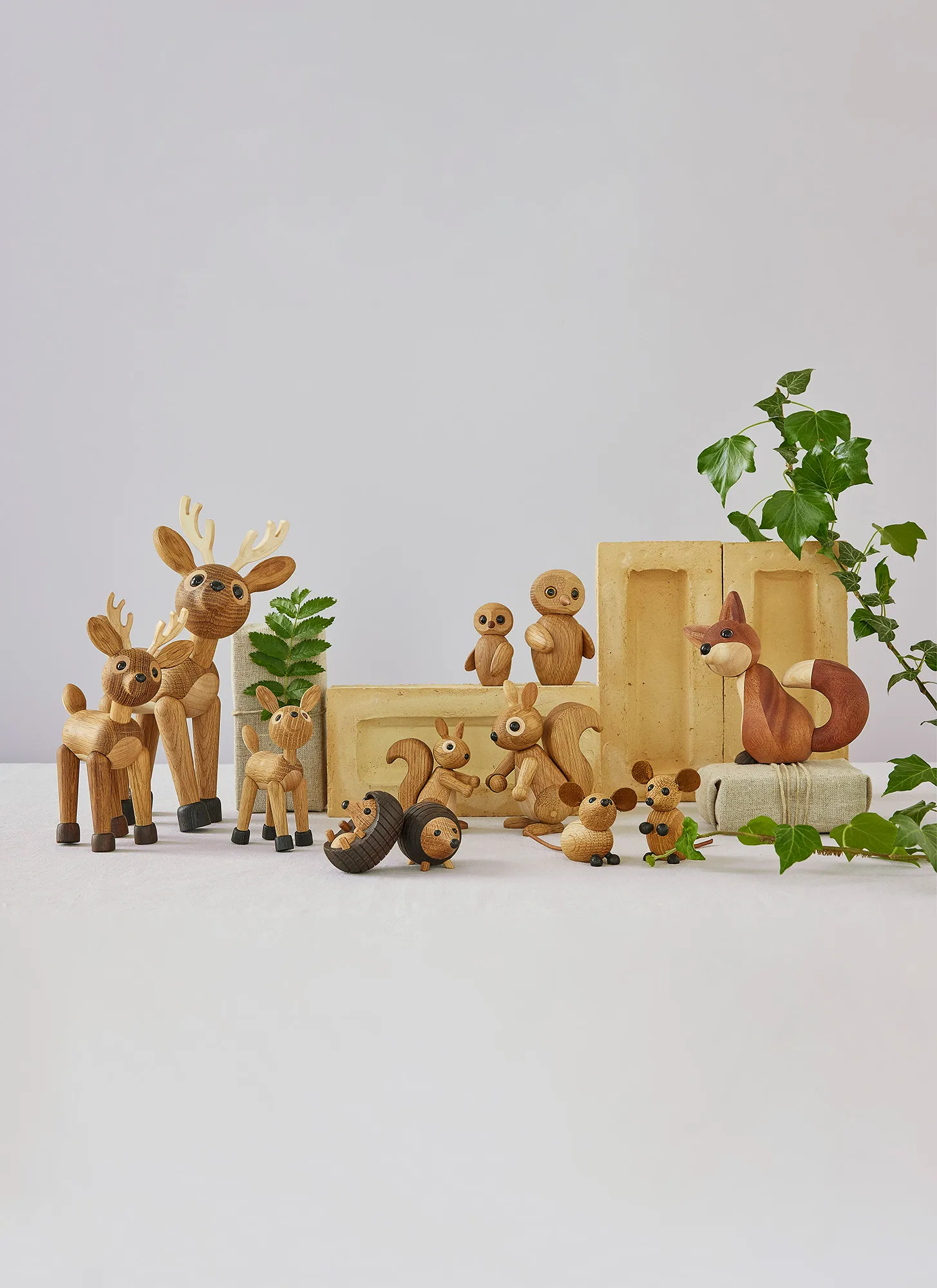 Decoración erizo Stick 4,5 cm, Fresno tratado térmicamente Spring Copenhagen