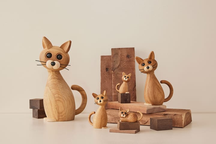 Decoración gato Brave 24 cm Ek, Roble Spring Copenhagen