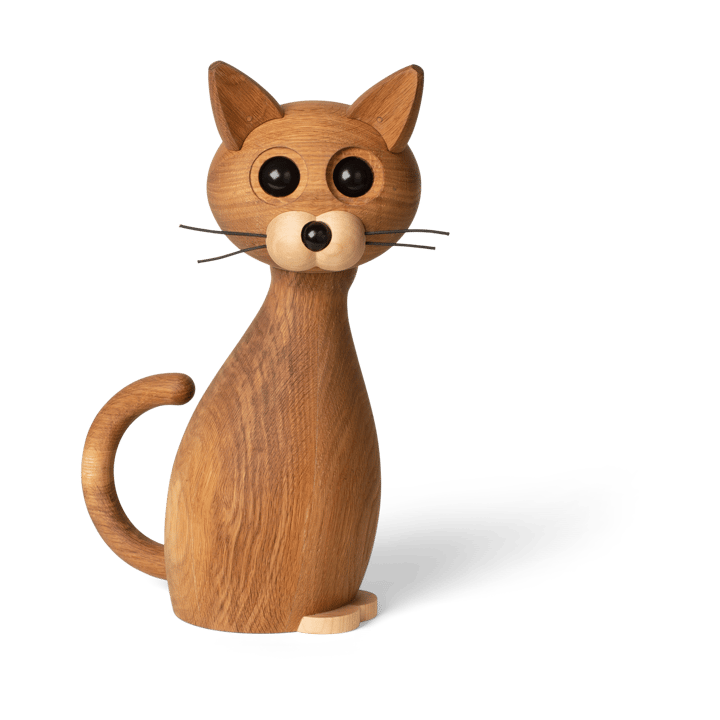 Decoración gato Lucky 42 cm - Roble-Arce - Spring Copenhagen