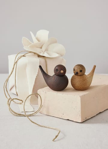 Decoración golondrina Sweeties 5,4 cm 2 piezas - Roble - Spring Copenhagen