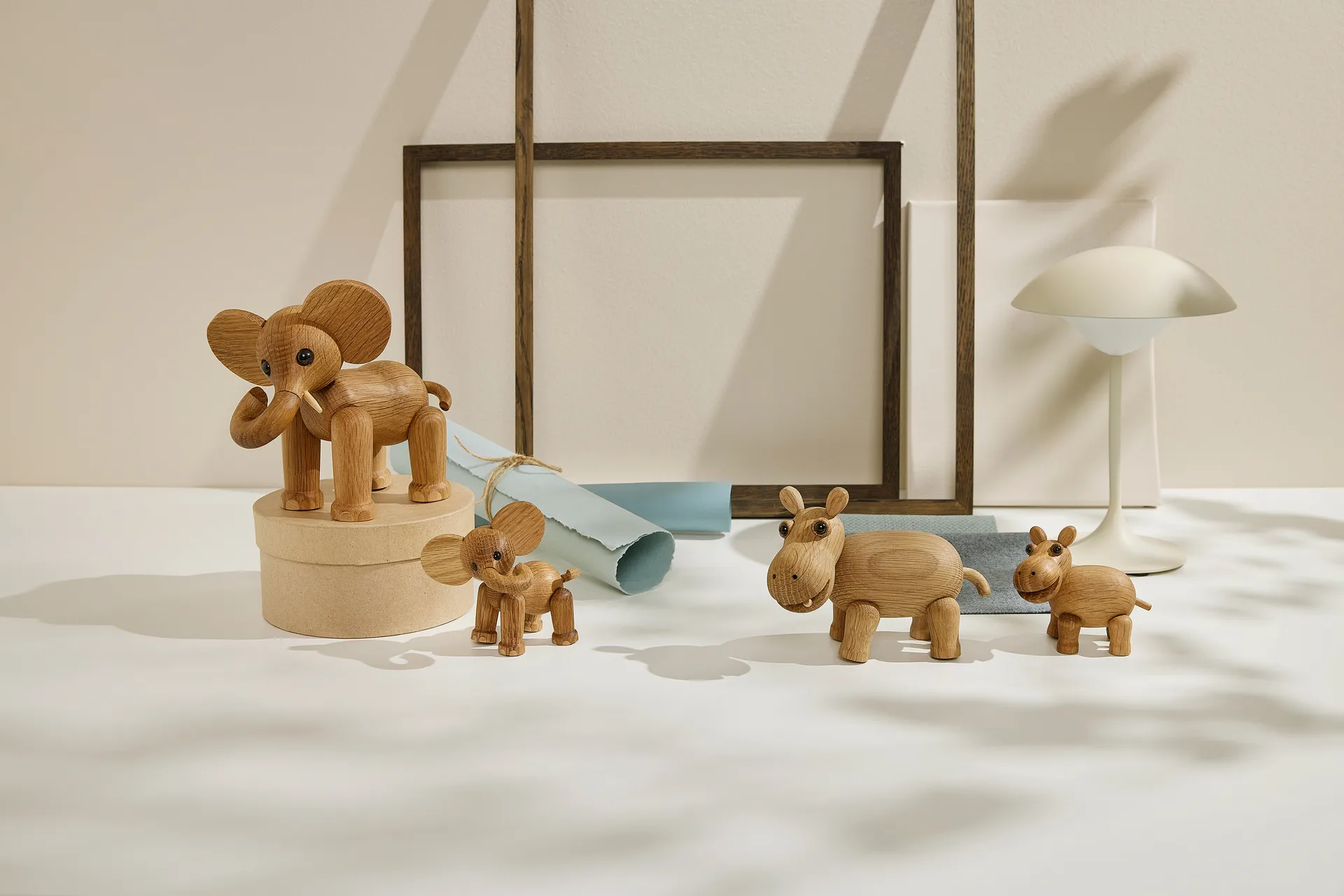 Decoración hipopótamo Flora, Roble-fresno Spring Copenhagen