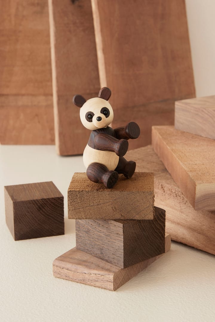 Decoración panda Pixi arce 9 cm, Marrón Spring Copenhagen