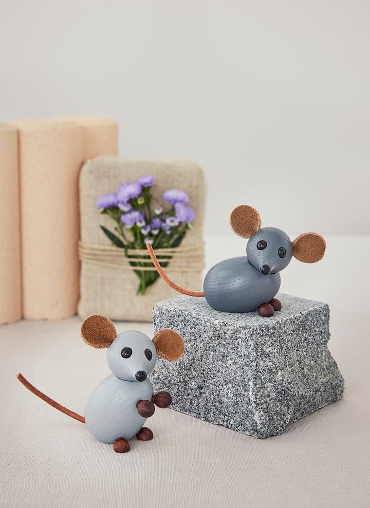 Decoración The farm mouse 7 cm, Gris Spring Copenhagen