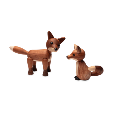 Decoración zorro Foxy 12 cm - Caoba - Spring Copenhagen