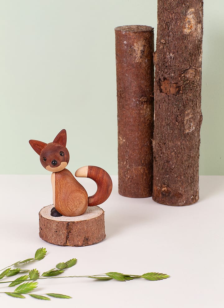 Decoración zorro Roxy 10 cm, Caoba Spring Copenhagen