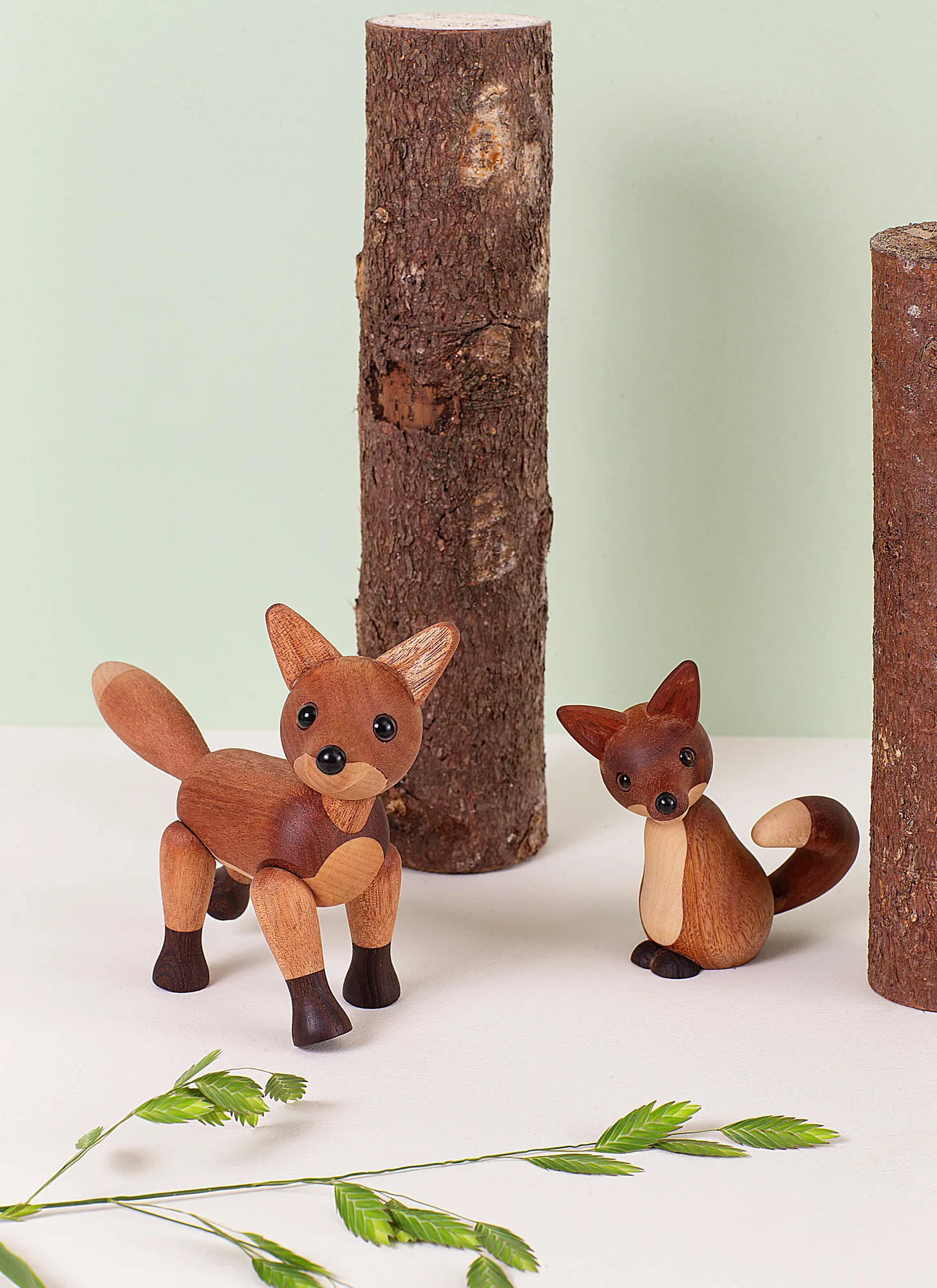 Decoración zorro Roxy 10 cm, Caoba Spring Copenhagen