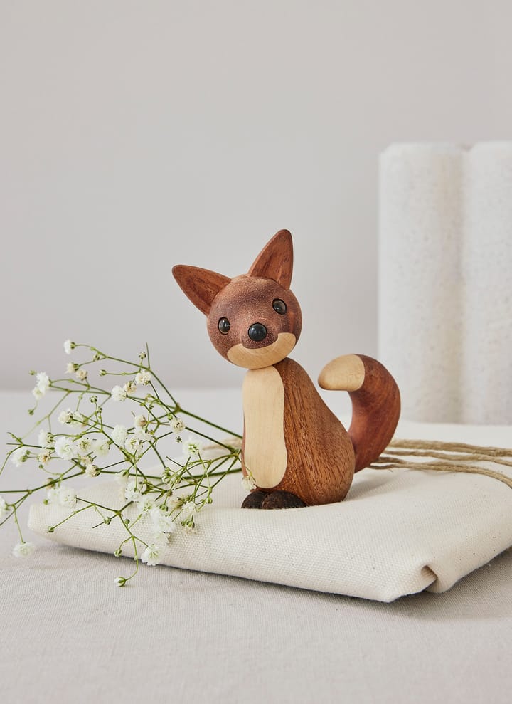 Decoración zorro Roxy 10 cm, Caoba Spring Copenhagen
