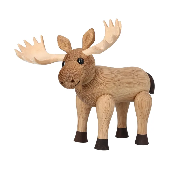 Figura alce Harald  - Beige, 15,5x13x14 cm - Spring Copenhagen