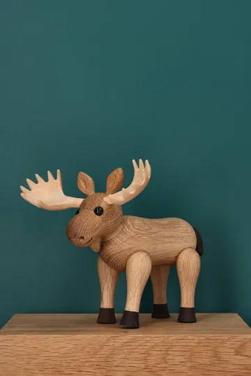 Figura alce Harald  - Beige, 15,5x13x14 cm - Spring Copenhagen
