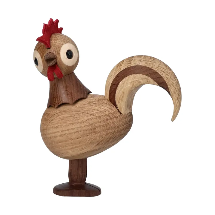 Figura gallo Rise  - Beige, 4,2x12x10,5 cm - Spring Copenhagen