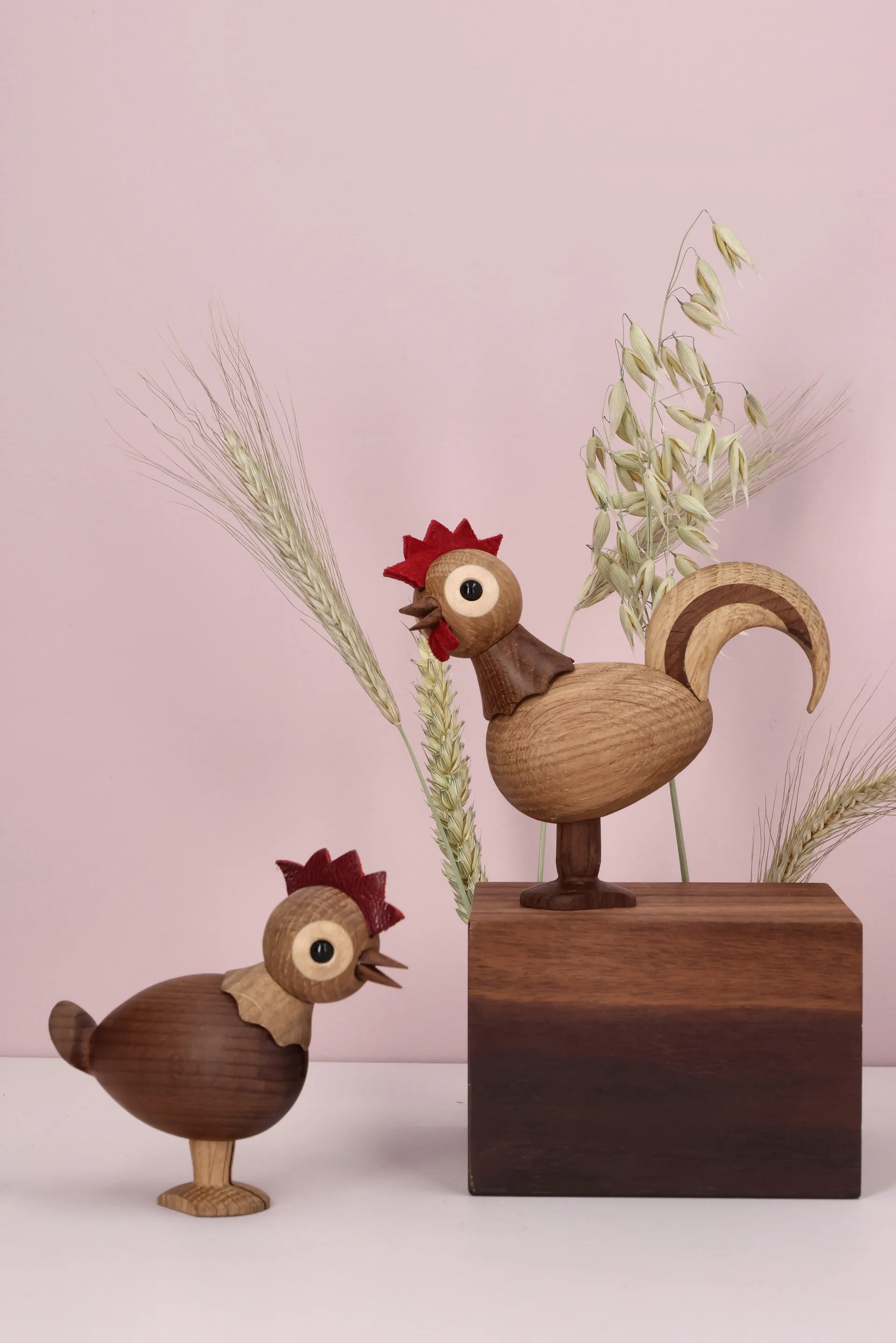 Figura gallo Rise , Beige, 4,2x12x10,5 cm Spring Copenhagen
